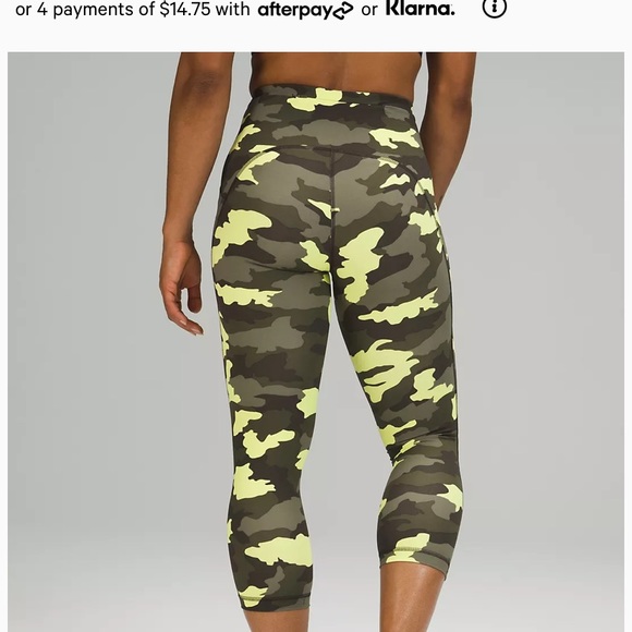 Lululemon swift speed hr crop 21” - Picture 2 of 8